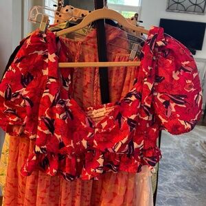 Tularosa Floral Crop Top